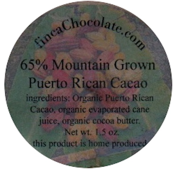 Mountain Grown Puerto Rican Cacao